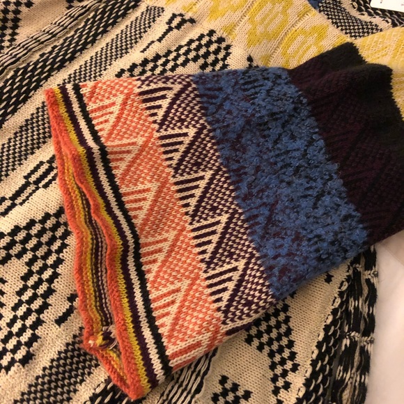 NWT Free People Patchwork Sweater Dress XXS - Picture 5 of 5